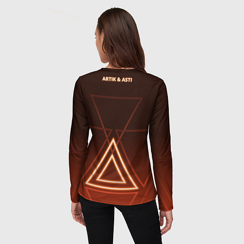 Женский лонгслив Artik & Asti / 3D-принт – фото 4