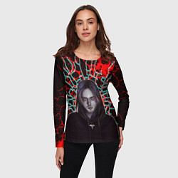 Лонгслив женский Pyrokinesis, цвет: 3D-принт — фото 2