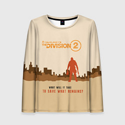 Лонгслив женский Tom Clancy's The Division 2, цвет: 3D-принт