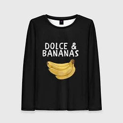 Лонгслив женский Dolce and Bananas, цвет: 3D-принт