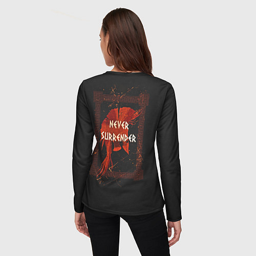 Женский лонгслив Sabaton - Sparta / 3D-принт – фото 4