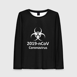 Лонгслив женский NCoV-2019: Coronavirus, цвет: 3D-принт
