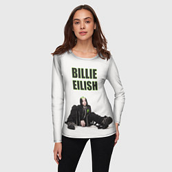 Лонгслив женский Billie Eilish, цвет: 3D-принт — фото 2