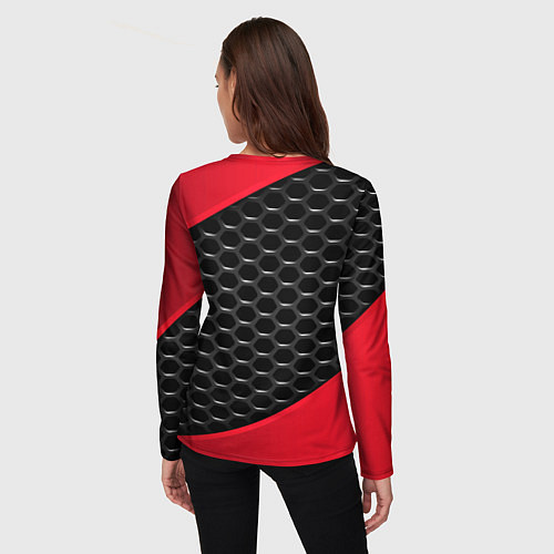 Женский лонгслив MAZDA / 3D-принт – фото 4