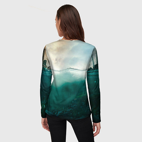 Женский лонгслив METRO EXODUS / 3D-принт – фото 4