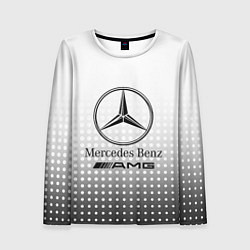 Лонгслив женский Mercedes-Benz, цвет: 3D-принт