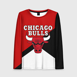 Лонгслив женский CHICAGO BULLS, цвет: 3D-принт