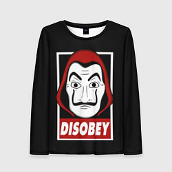 Лонгслив женский Disobey, цвет: 3D-принт