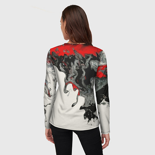 Женский лонгслив Abstraction / 3D-принт – фото 4