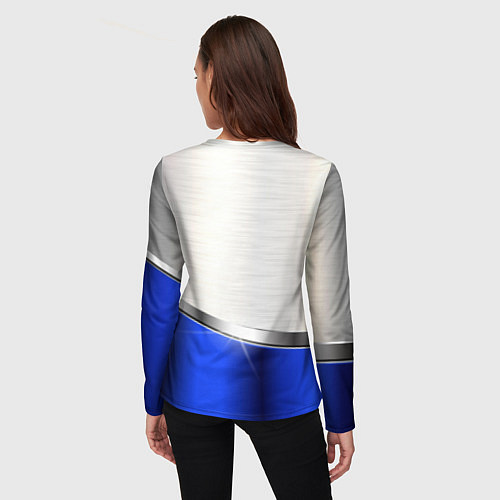 Женский лонгслив MERCEDES-BENZ / 3D-принт – фото 4