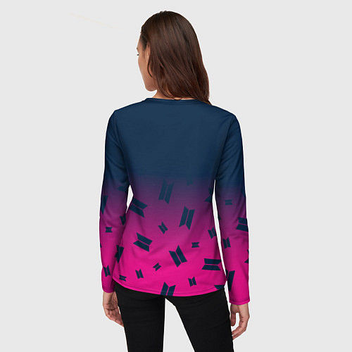 Женский лонгслив BTS БТС / 3D-принт – фото 4