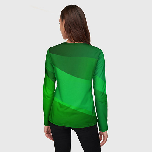 Женский лонгслив LAND ROVER / 3D-принт – фото 4