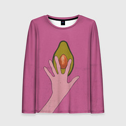 Лонгслив женский Avocado, цвет: 3D-принт