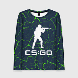 Лонгслив женский CS GO КС ГО, цвет: 3D-принт