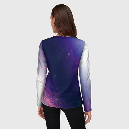 Женский лонгслив NASA НАСА / 3D-принт – фото 4