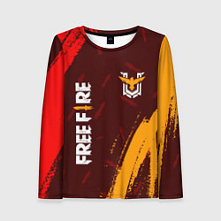 Лонгслив женский FREE FIRE ФРИ ФАЕР, цвет: 3D-принт
