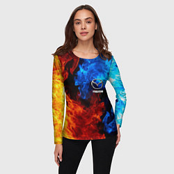 Лонгслив женский MAZDA, цвет: 3D-принт — фото 2