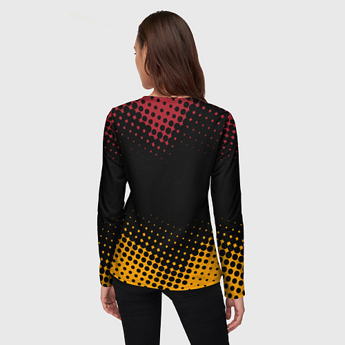 Женский лонгслив CYBERPUNK 2077 VALENTINO / 3D-принт – фото 4