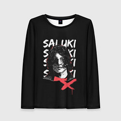 Лонгслив женский SALUKI, цвет: 3D-принт