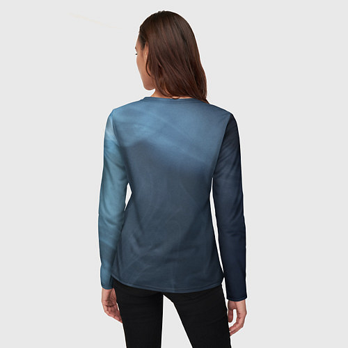 Женский лонгслив Дымчатый / 3D-принт – фото 4