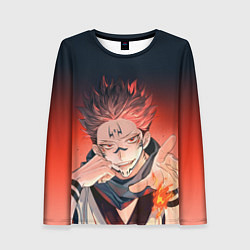 Лонгслив женский Магическая битва, цвет: 3D-принт