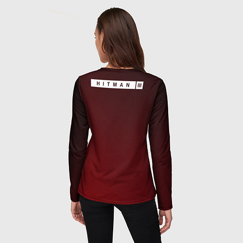 Женский лонгслив Hitman III / 3D-принт – фото 4