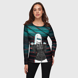 Лонгслив женский Zero Two Senpai, цвет: 3D-принт — фото 2