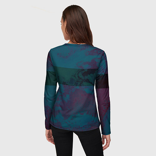 Женский лонгслив Phonk Фонк геометрия / 3D-принт – фото 4