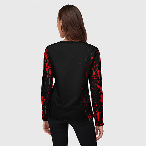 Женский лонгслив DOOM SLAYER / 3D-принт – фото 4