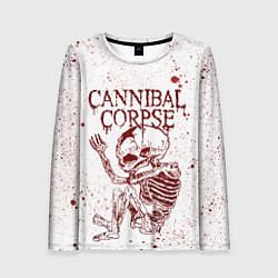 Лонгслив женский Cannibal Corpse, цвет: 3D-принт
