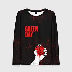 Лонгслив женский Green day, цвет: 3D-принт