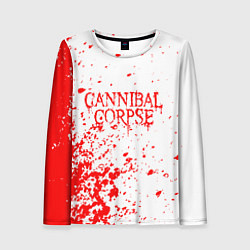 Лонгслив женский Cannibal corpse, цвет: 3D-принт