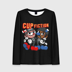 Лонгслив женский CUP FICTION, цвет: 3D-принт