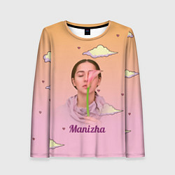 Лонгслив женский Манижа Manizha, цвет: 3D-принт