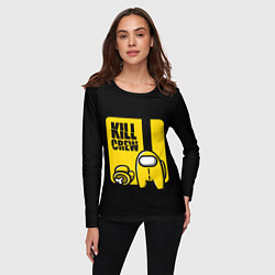 Лонгслив женский Among Us Kill Bill, цвет: 3D-принт — фото 2