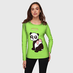 Лонгслив женский Святая панда, цвет: 3D-принт — фото 2