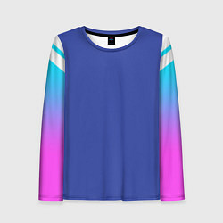 Лонгслив женский NEON GRADIENT FITNESS UNIFORM, цвет: 3D-принт