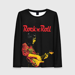 Женский лонгслив ROCK N ROLL