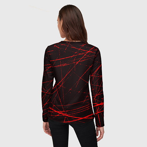 Женский лонгслив Literature Club Нацуки / 3D-принт – фото 4