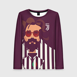 Лонгслив женский Andrea Pirlo, цвет: 3D-принт