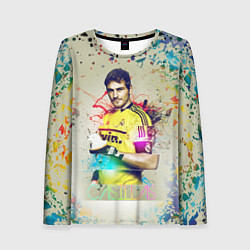 Лонгслив женский Iker Casillas, цвет: 3D-принт