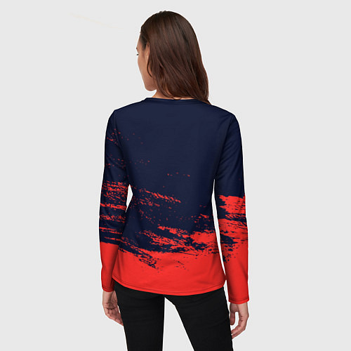 Женский лонгслив Череп пират / 3D-принт – фото 4