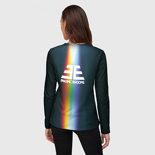 Женский лонгслив Imagine Dragons: Evolve / 3D-принт – фото 4