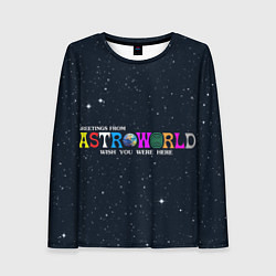 Лонгслив женский Astroworld, цвет: 3D-принт
