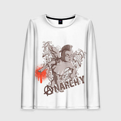 Лонгслив женский АНГЕЛ АНАРХИИ, цвет: 3D-принт