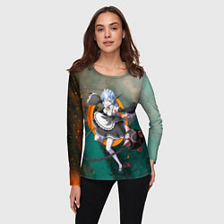 Лонгслив женский Rem, цвет: 3D-принт — фото 2