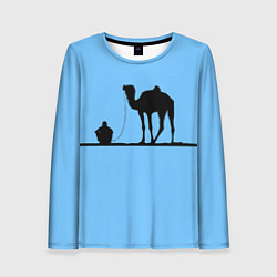 Лонгслив женский Верблюд, цвет: 3D-принт