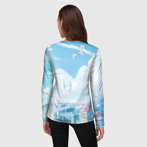 Женский лонгслив Eula Genshin Impact / 3D-принт – фото 4
