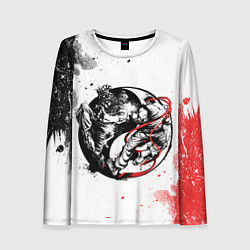 Лонгслив женский Ryu vs Akuma, цвет: 3D-принт