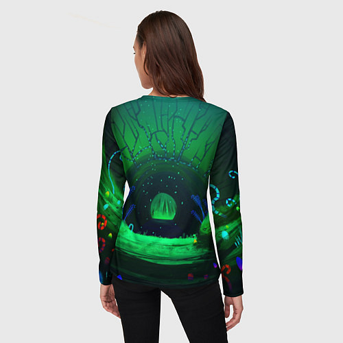Женский лонгслив Пикачу и корги / 3D-принт – фото 4
